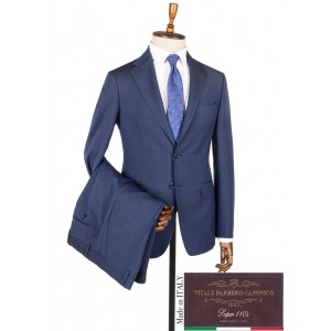 Vitale Barberis 170s Navy Blue Wool Suit