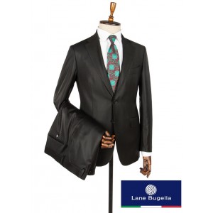 Vitale Barberis Black 170s Wool Suit