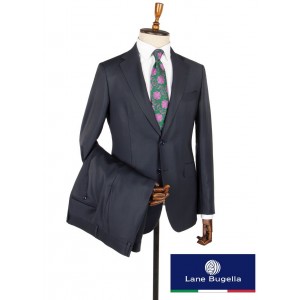 Vitale Barberis Navy Blue 170s Wool Suit